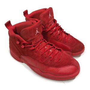 Jordan 12s red suede hotsell